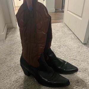 JustFab Cowboy Boots